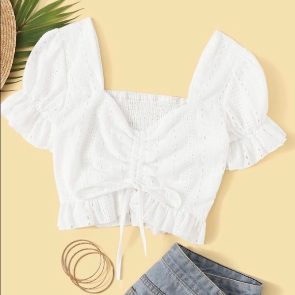ROMWE Tops - White Blouse